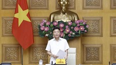 Phó Thủ tướng Lê Thành Long, Chủ tịch Hội đồng Quốc gia về phát triển bền vững phát biểu.