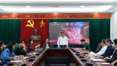 Giám đốc Sở Văn hóa và Thể thao Hà Nội Đỗ Đình Hồng phát biểu tại họp báo.