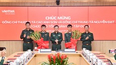 Ban lãnh đạo Viettel chúc mừng đồng chí Cao Anh Sơn và đồng chí Nguyễn Đạt được bổ nhiệm Phó Tổng Giám đốc Tập đoàn.