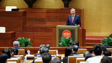 Tổng Bí thư Tô Lâm phát biểu.