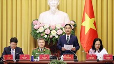 Phó Chủ nhiệm Văn phòng Chủ tịch nước Phạm Thanh Hà phát biểu. 