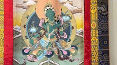 Phát hiện bức tranh Đức Tara Xanh có chữ ký của Đức Đạt Lai Lạt ma 14 tại Sài Gòn