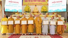 Tiền Giang: Phật giáo tỉnh tổng kết Phật sự năm 2024, hoạt động từ thiện đạt hơn 119 tỷ đồng