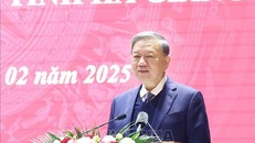 Tổng Bí thư Tô Lâm phát biểu chỉ đạo. 