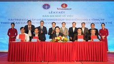 Vingroup đã ký kết Biên bản ghi nhớ hợp tác (MOU) triển khai thí điểm 'Đề án cấp cứu ngoại viện cấp quốc gia' với 4 địa phương là Hải Phòng, Hà Tĩnh, Khánh Hòa và Kiên Giang.