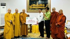 Giáo hội Phật giáo Việt Nam trao 120.000 USD hỗ trợ Phật giáo và nhân dân Myanmar