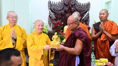 Đoàn Phật giáo Việt Nam thăm cơ sở tự viện đào tạo Tăng sĩ tại Mandalay