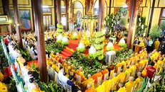 Lễ cung tiễn Xá lợi Phật từ chùa Quán Thế Âm về lại Ấn Độ sau hành trình linh thiêng tại Việt Nam