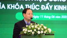Ông Lê Minh Ngân, Thứ trưởng Bộ Nông nghiệp và Môi trường phát biểu tại hội nghị ngày 11/6.