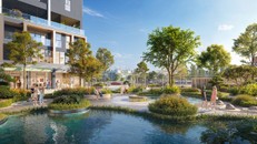 Không gian tiện ích ngoài trời nuôi dưỡng cảm xúc tích cực cho cư dân tại The Matrix One Premium