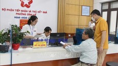 Trung tâm Phục vụ hành chính công của phường Bắc Giang trong ngày đầu tiên vận hành thử nghiệm. (Ảnh minh hoạ)