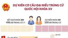 Dự kiến cơ cấu đại biểu trúng cử Quốc hội khóa XV 