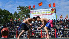 Tinh thần thượng võ tỏa sáng tại Hội vật làng Vĩnh Khê 