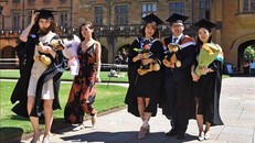 Sinh viên tại trường Đại học Sydney, Australia.