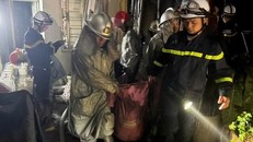Hiện trường vụ cháy kinh hoàng khiến 5 người tử vong ở Hà Nội.