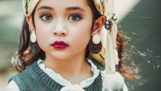 Khó rời mắt khỏi vẻ đẹp cuốn hút của bé gái Hà Nội