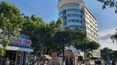 Bệnh viện Chỉnh hình và Phục hồi chức năng Đà Nẵng, nơi bệnh nhân từng đến để chăm sóc người nhà. (Ảnh: Tấn Việt)