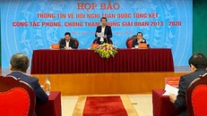 Quang cảnh buổi họp báo sáng 9/12. (Ảnh: Hà Nội mới)