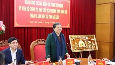 Phó Chủ tịch Thường trực Quốc hội Tòng Thị Phóng làm việc tại Đắk Lắk. (Ảnh: Đại Đoàn Kết)