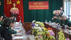 Quang cảnh buổi gặp mặt. (Ảnh: Quân đội Nhân dân)