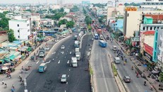 Dự án cao tốc TP.HCM - Mộc Bài có tổng mức đầu tư hơn 13.600 tỷ đồng, dự kiến đưa vào khai thác năm 2025. (Ảnh: Zing)