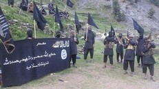 Các tay súng của Nhà nước Hồi giáo Khorasan (IS-K), một nhánh của Nhà nước Hồi giáo tự xưng (IS) tại Afghanistan. (Ảnh: Mirror)