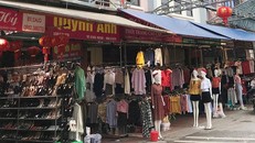 Chợ vải Ninh Hiệp, Gia Lâm. (Ảnh: Internet)