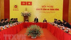 Tổng Bí thư Nguyễn Phú Trọng phát biểu chỉ đạo Hội nghị. (Ảnh: Trí Dũng/TTXVN)