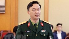Thượng tá Hồ Anh Sơn, Phó Giám đốc Viện Nghiên cứu Y dược học quân sự-Học viện Quân y. (Ảnh: TTXVN/phát) 