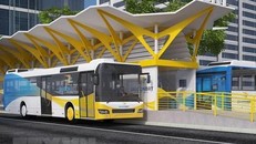 Phối cảnh mô hình tuyến xe buýt BRT số 1. (Ảnh: Anh Tuấn/TTXVN)