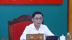 Đồng chí Trần Cẩm Tú, Ủy viên Bộ Chính trị, Bí thư Trung ương Đảng, Chủ nhiệm Ủy ban Kiểm tra Trung ương chủ trì Kỳ họp. Ảnh: Phương Hoa/TTXVN 