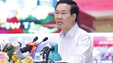 Thường trực Ban Bí thư Võ Văn Thưởng phát biểu chỉ đạo Hội nghị. (Ảnh: Phương Hoa/TTXVN)