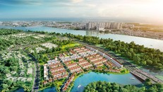 River Park 1 tọa lạc vị trí đắc địa, ngay cửa ngõ trung tâm của đại đô thị Aqua City.