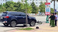 Hiện trường vụ tai nạn giao thông khiến nữ sinh Hồ Hoàng Anh thiệt mạng. (Nguồn: Zing) 