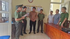 Cơ quan An ninh điều tra Công an tỉnh Tuyên Quang đã khởi tố bị can, ra Lệnh bắt bị can để tạm giam đối với Triệu Quý Cường về hành vi tổ chức cho người khác trốn sang nước ngoài. (Ảnh: TTXVN phát)