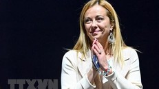 Bà Giorgia Meloni. (Ảnh: AFP/TTXVN)