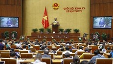 Quang cảnh một phiên chất vấn tại Kỳ họp thứ 4, Quốc hội khóa XV. Ảnh: Doãn Tấn - TTXVN