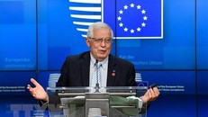 Đại diện cấp cao về chính sách an ninh và đối ngoại của EU Josep Borrell. (Ảnh: AFP/TTXVN)