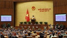 Quốc hội thông qua Luật Phòng, chống rửa tiền (sửa đổi). (Ảnh: Doãn Tấn/TTXVN)