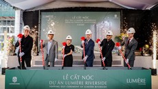 LUMIÈRE riverside đã chính thức cất nóc vào sáng ngày 1/3 