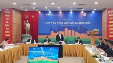 Phó Thủ tướng Trần Hồng Hà chủ trì hội thảo góp ý Dự thảo Luật Đất đai sửa đổi. (Nguồn: Tiền Phong)