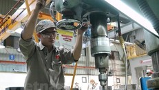 Doanh nghiệp sản xuất trong lĩnh vực công nghiệp hỗ trợ. (Ảnh: Xuân Quảng/Vietnam+)