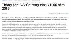 Thông báo hoãn lễ công bố V1000 vào phút chót... 