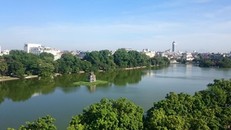 Hà Nội xin ý kiến nạo vét, cải tạo nguồn nước Hồ Gươm. Ảnh: Đăng Dũng.