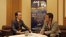 Chủ tịch FLC trả lời PV Nikkei tại Nhật Bản
