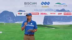 Ông Nguyễn Đức Công, Phó Giám đốc Công ty Cổ phần liên doanh Đầu tư Quốc tế KLF phát biểu trong Lễ khai mạc.