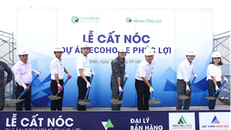 Dự án EcoHome Phúc Lợi được cất nóc vào ngày 27/9 vừa qua, dự kiến sẽ hoàn thành sớm 1 tháng so với tiến độ thi công cam kết với khách hàng.