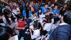 Khách hàng tại một buổi mở bán dự án BĐS nghỉ dưỡng