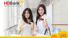Mở thẻ Visa HDBank, giảm ngay giá vé Vietjet