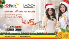 Bùng nổ ưu đãi khi dùng thẻ HDBank Visa